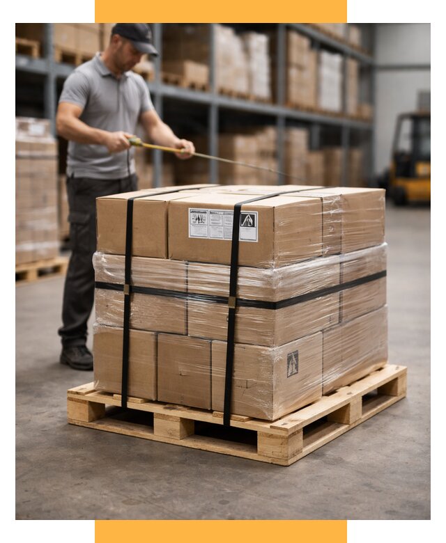 Упаковка и паллетирование грузов от 3578 р. | СетСервис-Нвл