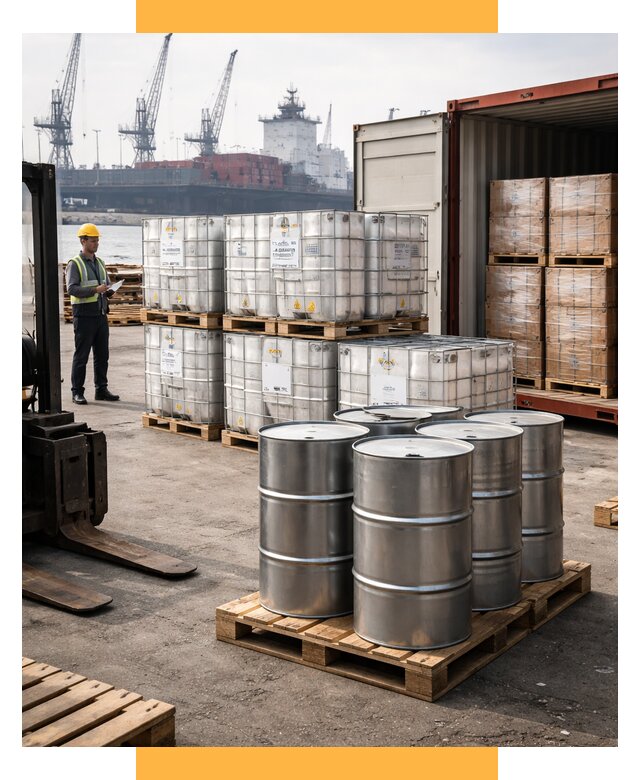 Доставка химического сырья из Индии от 255600 р. | СетСервис-Нвл