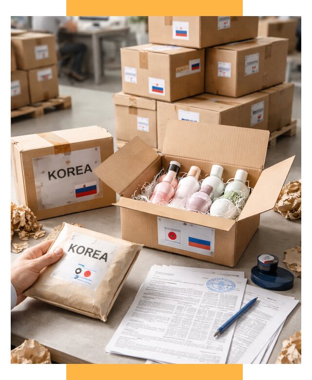 Доставка косметики из Кореи от 8690 р. под ключ | СетСервис-Нвл