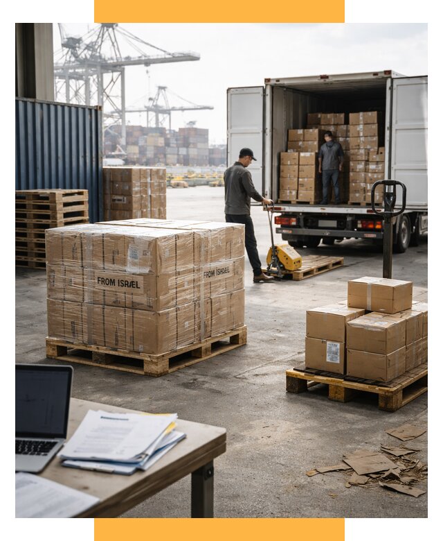 Доставка грузов из Израиля от 15336 р., логистика от СетСервис-Нвл