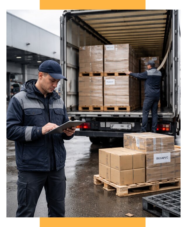 Доставка грузов из Беларуси от 15336 р. логистика СетСервис-Нвл