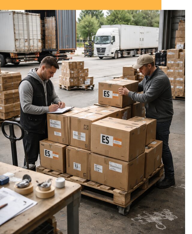 Доставка грузов в Испанию автотранспортом от 35784 руб