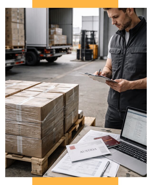 Доставка в Австрию от 66456 р. Логистика и экспорт СетСервис-Нвл