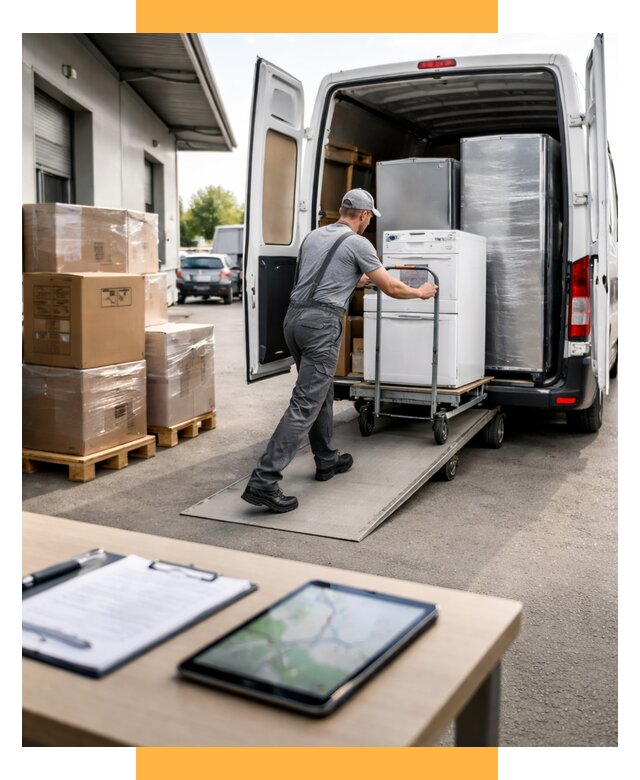 Перевозка бытовой техники от 6646 р. - логистика СетСервис-Нвл