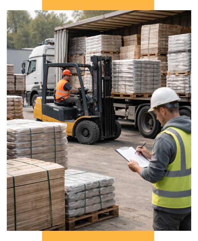 Перевозка строительных материалов от 5623 р. | СетСервис-Нвл