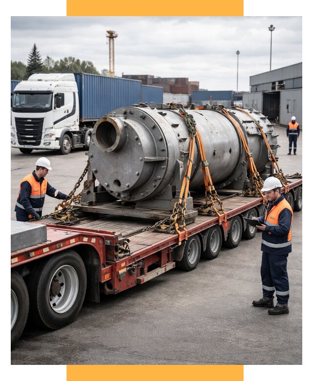 Перевозка тяжеловесных грузов под ключ от 153360 р. | СетСервис-Нвл