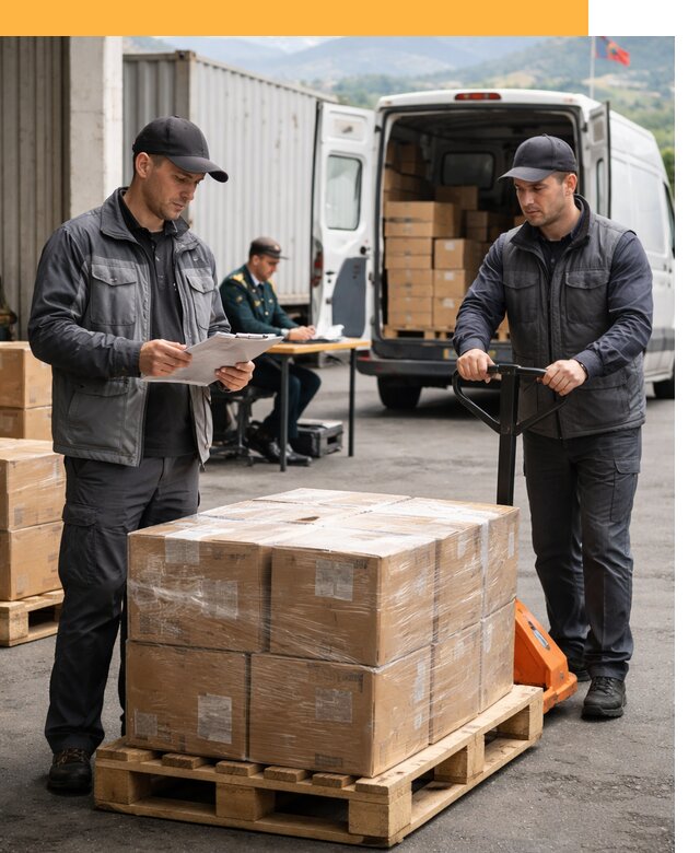 Доставка грузов через Армению, быстрая таможенная очистка от 25560