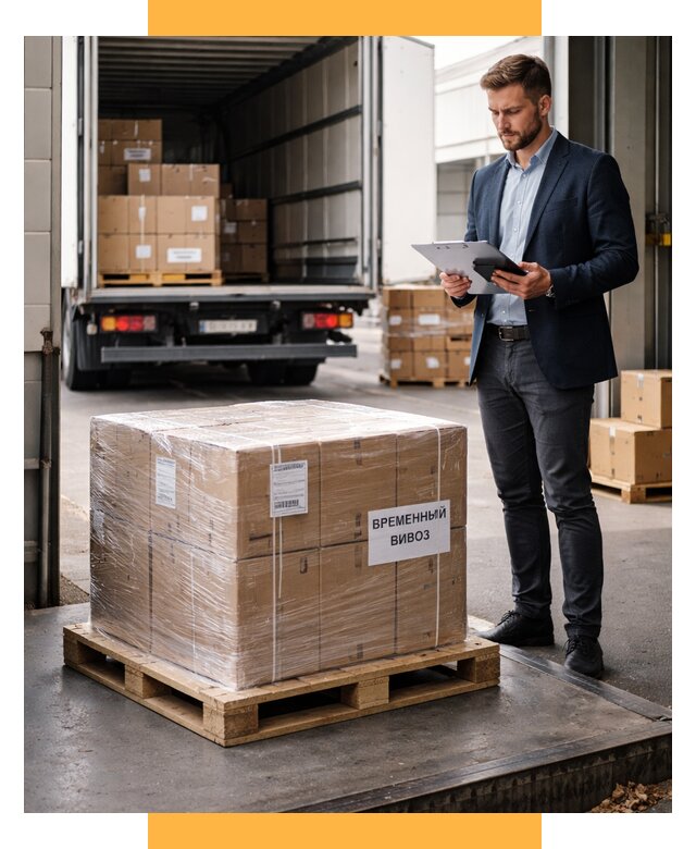 Временный вывоз товаров под ключ от 8179 р. | СетСервис-Нвл