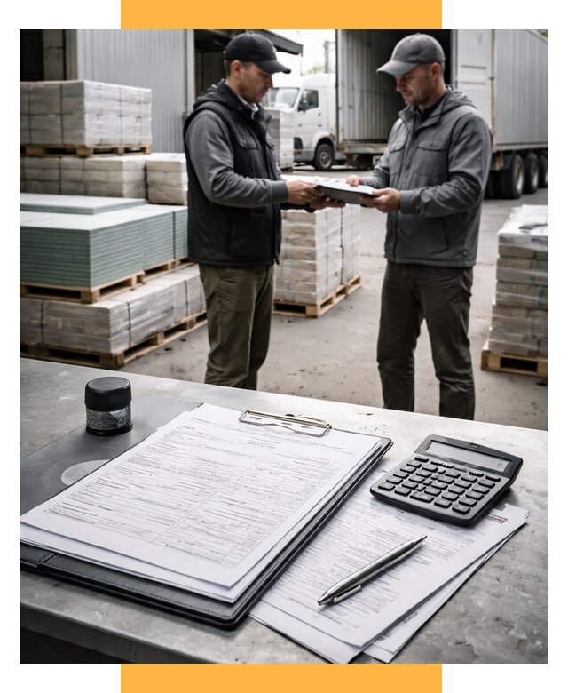 Таможенное оформление стройматериалов от 8690 р. | СетСервис-Нвл