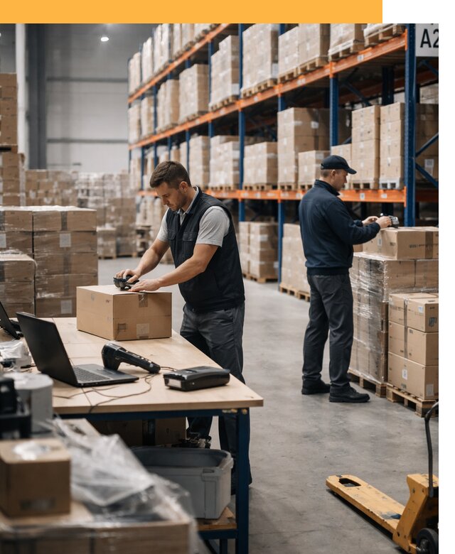 Склад консолидации в Европе: хранение, сортировка от 6646